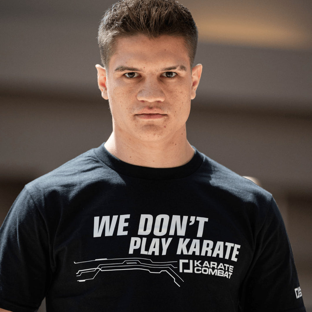 "We Don't Play Karate" T-shirt