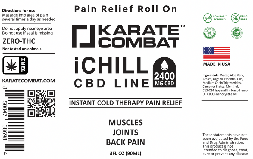 KC iCHILL Pain Relief Roll-On - Case of 24